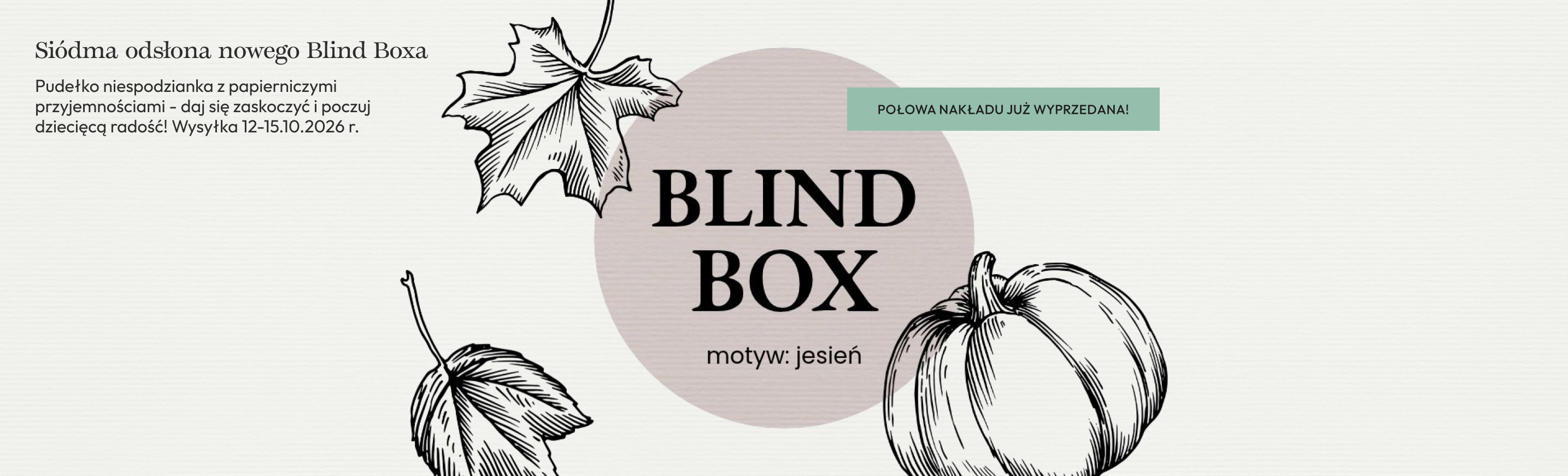 Bind Box Jesień NOTEKA - papierniczy concept store