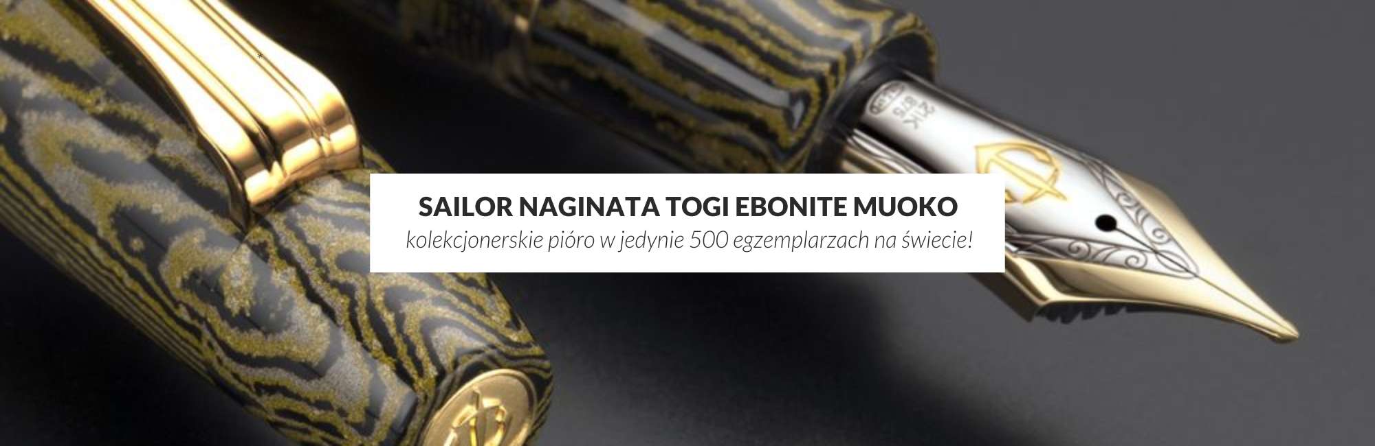 NOTEKA Pióro wieczne Sailor Naginata Togi Ebonite Muoko NOTEKA - papierniczy concept store