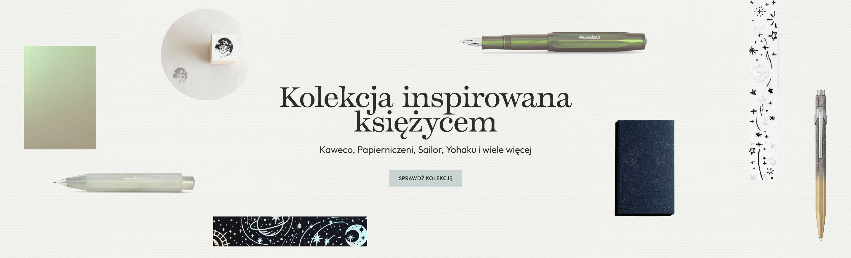 Papiernicza kolekcja księżycowa NOTEKA - papierniczy concept store