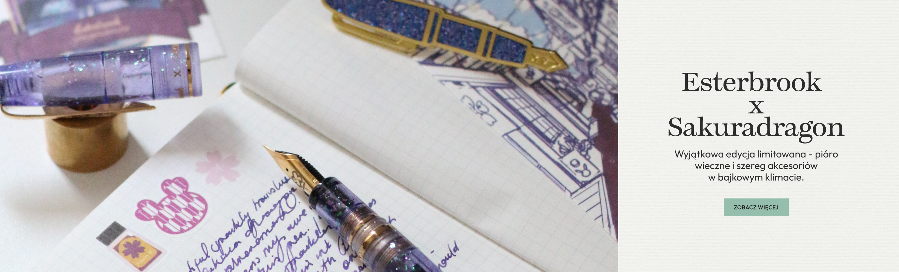 NOTEKA Esterbrook x Sakuradragon NOTEKA - papierniczy concept store