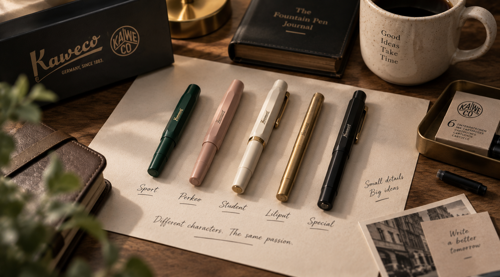 Kaweco: porównanie serii Sport, Perkeo, Student, Liliput i Special